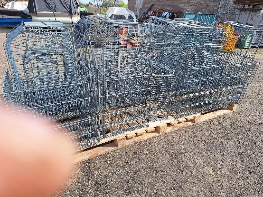partij gaasmanden  draadmanden  stapelmanden, Ophalen, Gebruikt, 40 tot 60 cm, Overige typen