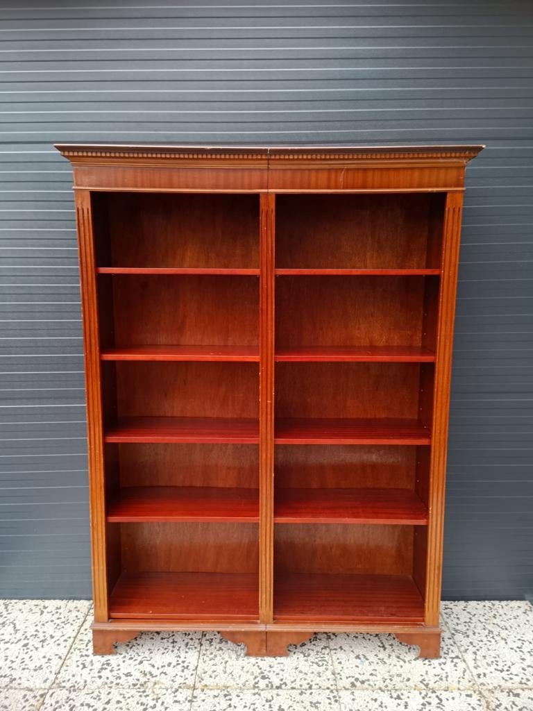 Klassieke Engelse Boekenkast - Tijdloze Elegantie, Ophalen, Met plank(en), Gebruikt, 100 tot 150 cm