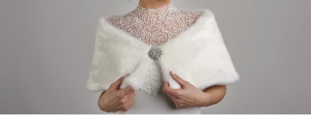 Bruidsjaal met accessoires, Ophalen of Verzenden, Nieuw, Accessoires