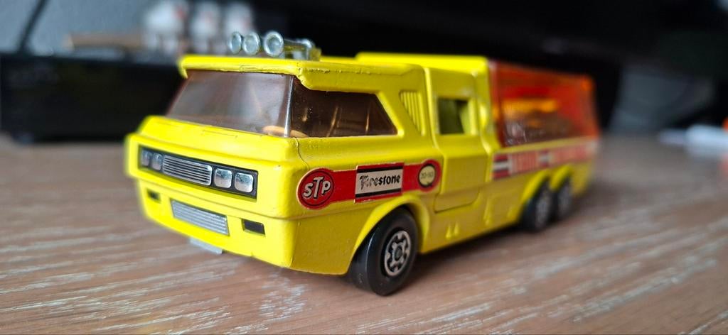 K-7 Raging Car Transporter Matchbox, Ophalen of Verzenden