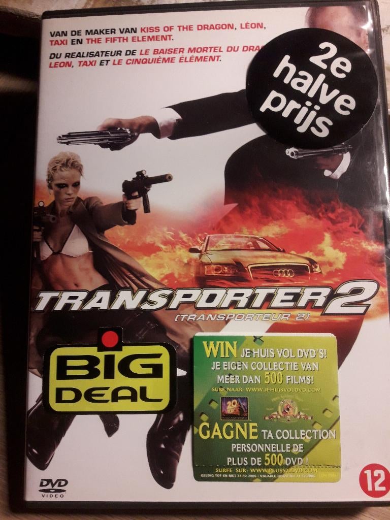 dvd Transporter 2 (Z176-233), Alle leeftijden, Ophalen of Verzenden, Zo goed als nieuw