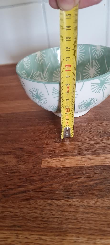 Servies, Schaal, Huis en Inrichting, Gebruikt, Porselein of Keramiek, Schaal, Rond