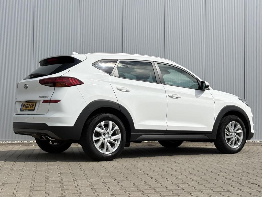 Hyundai Tucson 1.6 T-GDI / Automaat / Stoel- en Stuurverwarm, Auto's, Hyundai, Gebruikt, 4 cilinders, Wit, 1600 kg