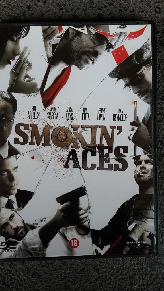 DVD Smokin' Aces Ben Affleck Ryan Reynolds Andy García, Vanaf 16 jaar, Ophalen of Verzenden, Zo goed als nieuw