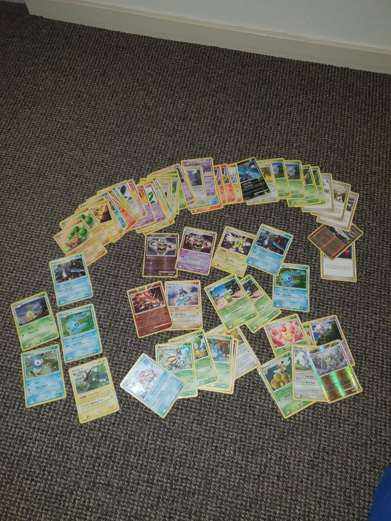 Diamond and pearl pokemon kaarten (met swirl), Ophalen of Verzenden