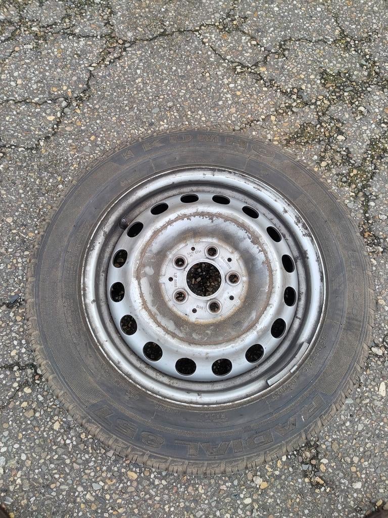 4x wiel Mercedes Vito 2013 195/65r16, Ophalen, Gebruikt