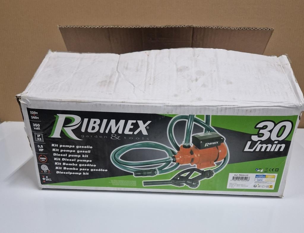 Ribimex Dieselpomp 230V 350W - Nieuw in doos, Ophalen of Verzenden