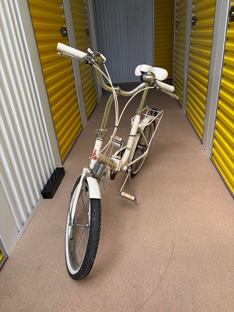 Vintage Raleigh Compact vouwfiets - 3 versnellingen, Fietsen en Brommers, Fietsen | Vouwfietsen, Gebruikt, Velgrem, Versnellingen