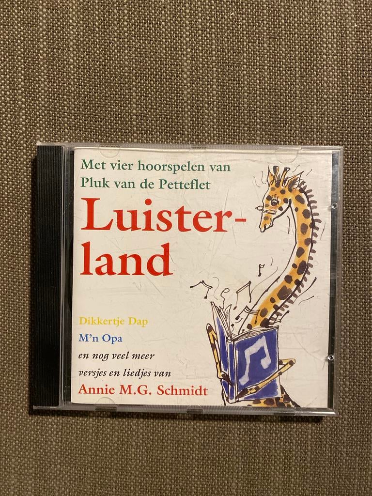 Luisterland - cd Pluk van de Petteflet & Annie M.G. Schmidt, Ophalen of Verzenden, Gebruikt, Verhaal of Sprookje, 3 tot 5 jaar