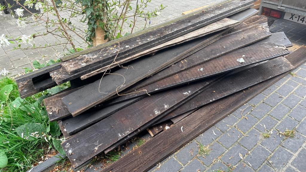 GRATIS Gebruikt Zweeds rabat zwart, Ophalen, Gebruikt, 25 tot 50 mm, Plank