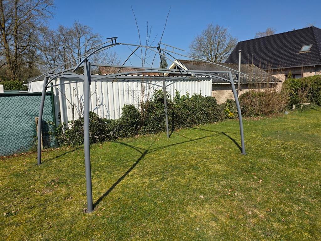 Tuinpaviljoen 4m x 3m - Ideaal voor uw tuin inclusief doek, Tuin en Terras, Partytenten, Ophalen, Gebruikt, Minder dan 4 meter