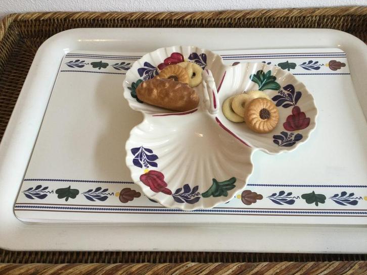 Boerenbont Boch Belgie (Schelpenschaal ), Antiek en Kunst, Antiek | Servies los, Ophalen of Verzenden