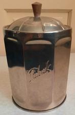 Antiek nikkel/chroom tabakspot, Ophalen of Verzenden, Gebruikt, Tabaksdoos of Verpakking