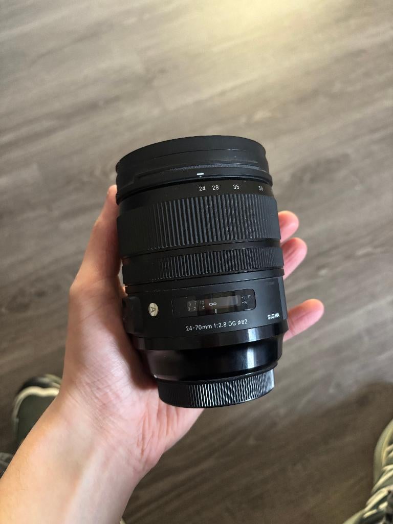 Sigma 24-70mm F2.8 DG OS HSM Art Canon EF, Ophalen, Gebruikt