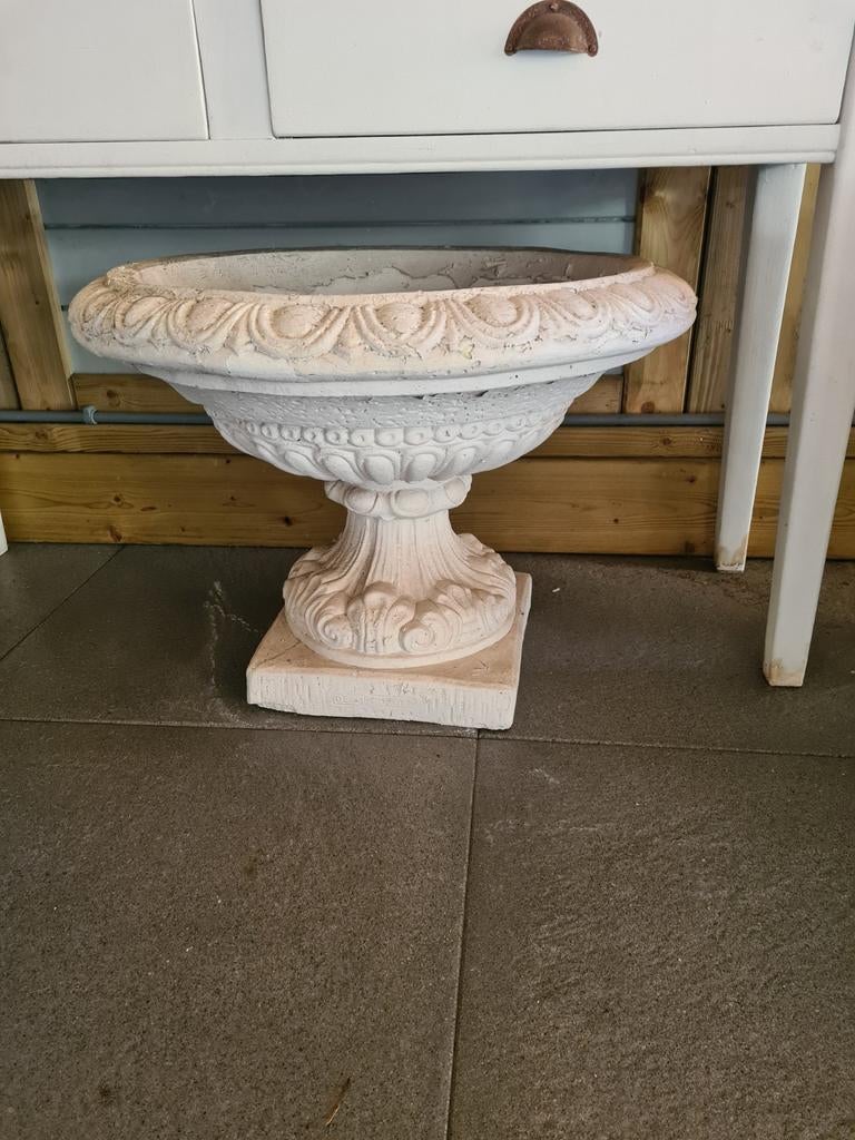Beton grote vaas, Tuin en Terras, Ophalen