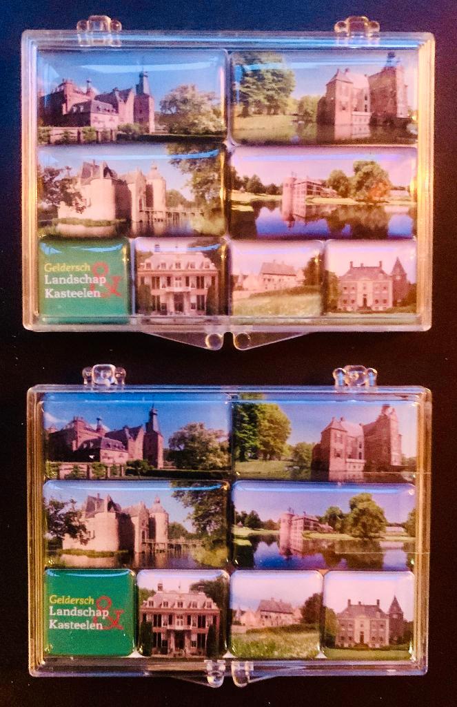 Magnetenset Kastelen - 2 stuks - Magneet magneten kasteel, Boeken, Geschiedenis | Vaderland, Nieuw, 20e eeuw of later, Ophalen of Verzenden