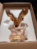 Goudkleurige Adelaar met Vleugels op Boomstam - Beschadigd, Ophalen of Verzenden, Gebruikt, Dier