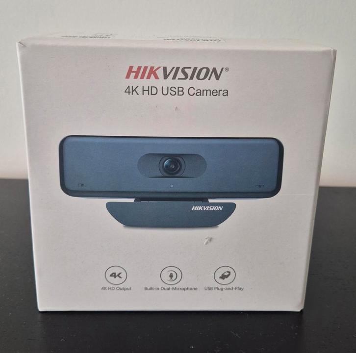Hikvision DS-U18 4K USB Camera 3.6mm - Nieuw, Computers en Software, Webcams, Nieuw, Bedraad, ChromeOS, MacOS, Windows, Monitorclip