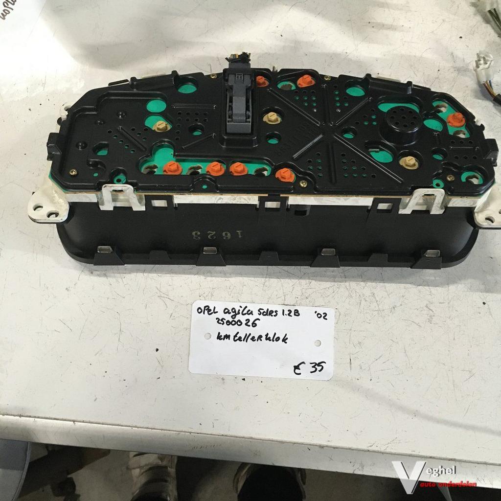 Opel Agila 5drs 1.2B 2002 Wagennr 2500026     Km Tellerklok, Gebruikt, -, -, Ophalen of Verzenden