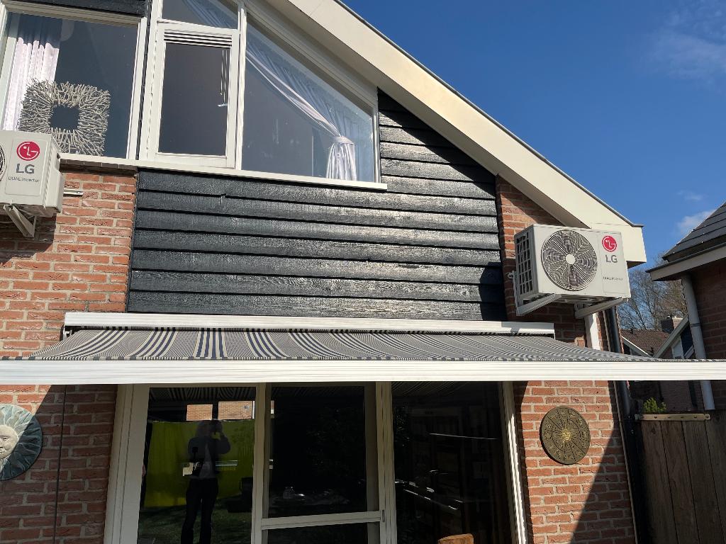 Zonnescherm, Ophalen, Gebruikt, 150 tot 300 cm, 250 cm tot 450 cm