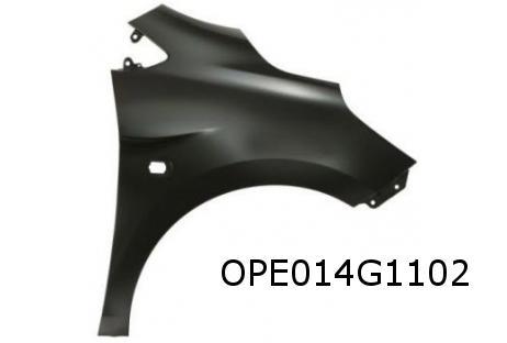 opel karl zijscherm rechts spatbord nieuw