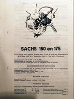 SACHS 150 en 175 werkplaatshandboek, Motoren, Ophalen of Verzenden, Overige merken