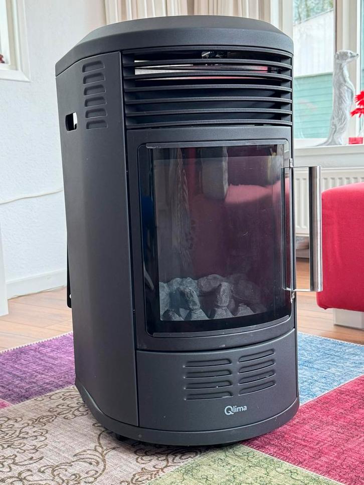 Qlima mobiele gaskachel, Huis en Inrichting, Kachels, Zo goed als nieuw, Vrijstaand, Gaskachel, Gas, Ophalen