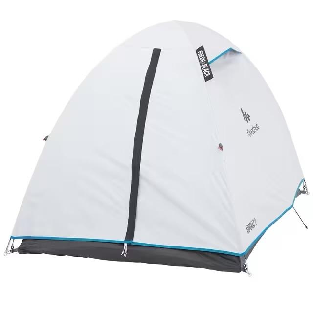 Arpenaz 2 Fresh&Black tent - 2 persoons koepeltent, Caravans en Kamperen, Tenten, Ophalen of Verzenden, Zo goed als nieuw, Tot en met 2