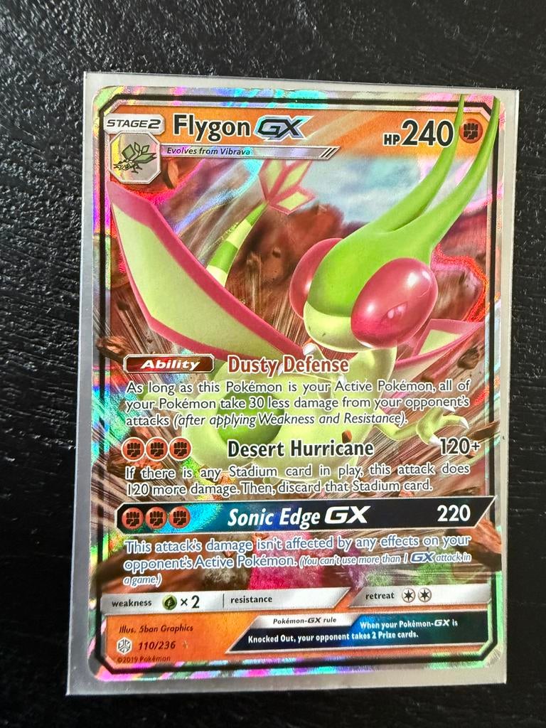 Flygon gx 110 pokemonkaart, Ophalen of Verzenden, Zo goed als nieuw