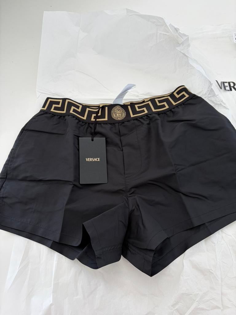 Zwemshort Versace Nieuw, Verzenden, Maat 48/50 (M), Zwart, Zwemshort