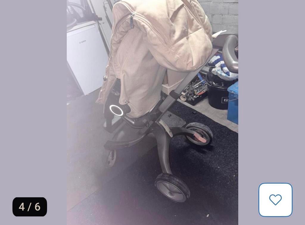 Te koop stoke kinderwagen met zak, Ophalen of Verzenden, Zo goed als nieuw, Overige merken