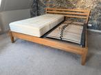Tweepersoonsbed, Huis en Inrichting, Slaapkamer | Bedden, Ophalen, Gebruikt, 210 cm, Tweepersoons