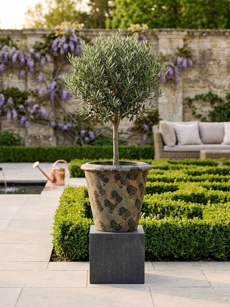 Grote PTMD bloempot, 50cm hoog en 50cm diameter, Tuin en Terras, Bloempotten, Overige materialen, 40 cm of meer, Rond, Nieuw