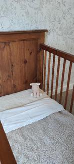 Vintage ledikantje / babybedje grenenhout, Ophalen, Gebruikt, Ledikant