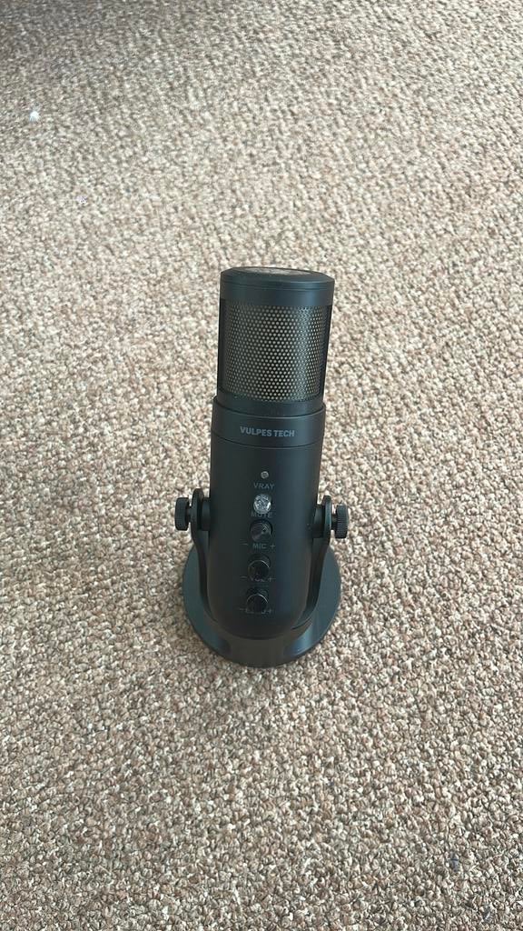 Elite RGB USB microfoon (MU900), Ophalen of Verzenden, Zo goed als nieuw, Studiomicrofoon