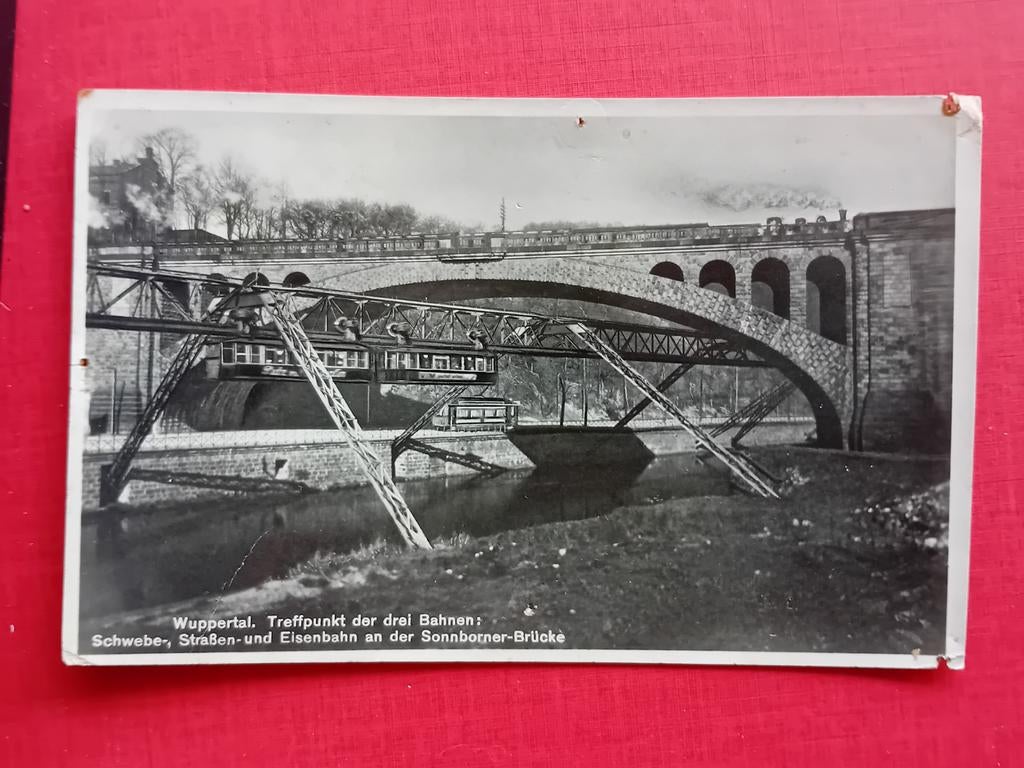 Ansichtkaart Wuppertal, Ophalen of Verzenden, Tram, Kaart of Prent