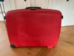 Te koop aangeboden harde Delsey rode Koffer, Gebruikt, Hard kunststof, 70 cm of meer, Minder dan 35 cm