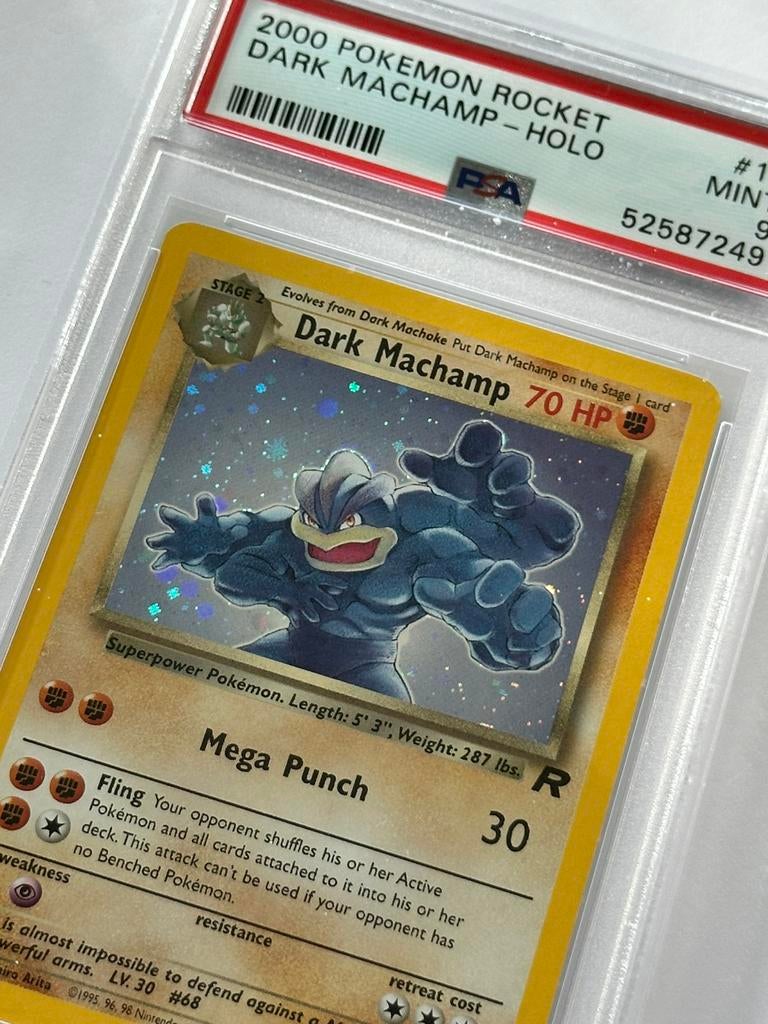 Dark Machamp Holo PSA 9, Ophalen, Zo goed als nieuw