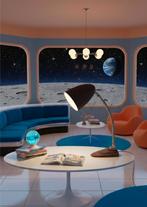 Hala Busquet bureaulamp, vintage, industrieel, jaren 50, Huis en Inrichting, Gebruikt, Vintage, Ophalen of Verzenden, Metaal