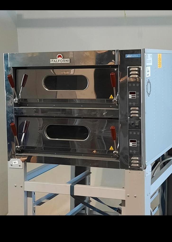Horeca pizza oven Italforni TK B-2 – Dubbel – Topstaat, Zakelijke goederen, Horeca | Keukenapparatuur, Ovens, Magnetrons en Steamers