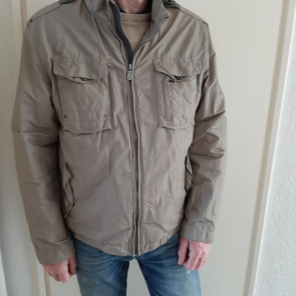 Jas heren maat 54, Maat 52/54 (L), Beige, Ophalen of Verzenden, Zo goed als nieuw