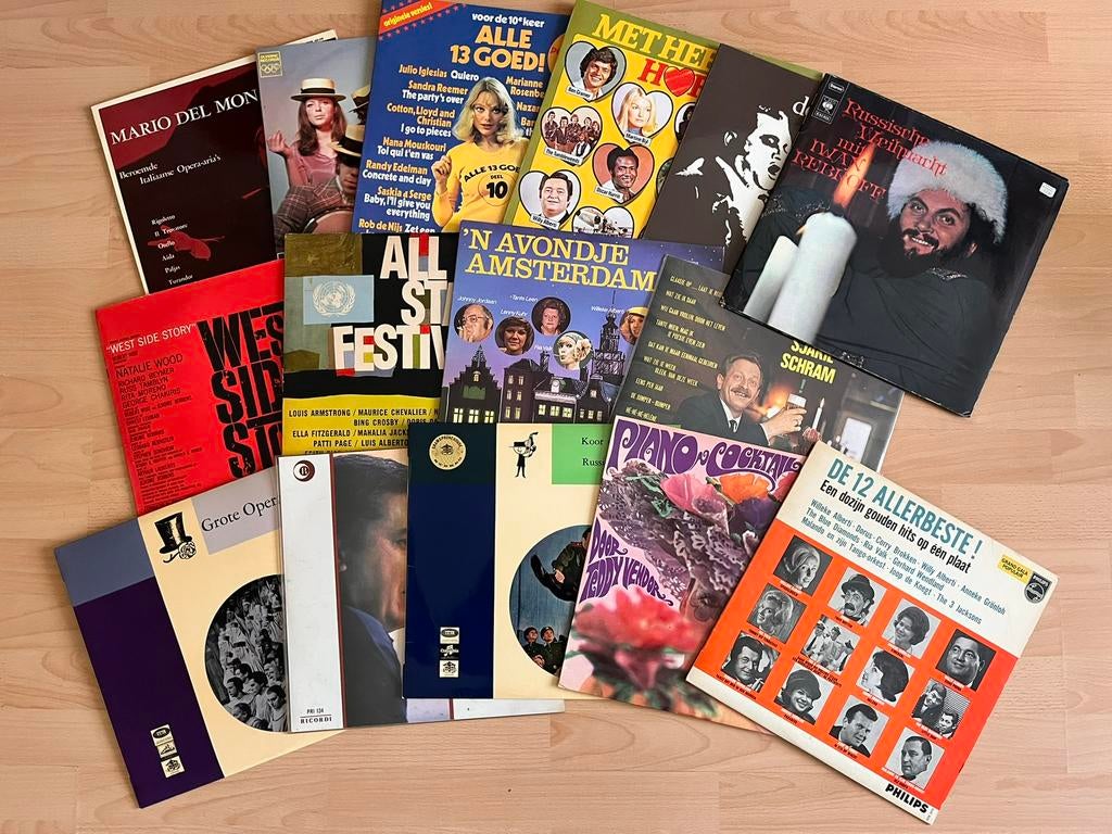 Set oude lp’s platen, Ophalen of Verzenden, Zo goed als nieuw, Overige formaten, Overige genres