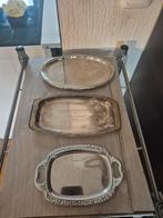 3 vintage metalen dienbladen, Ophalen of Verzenden
