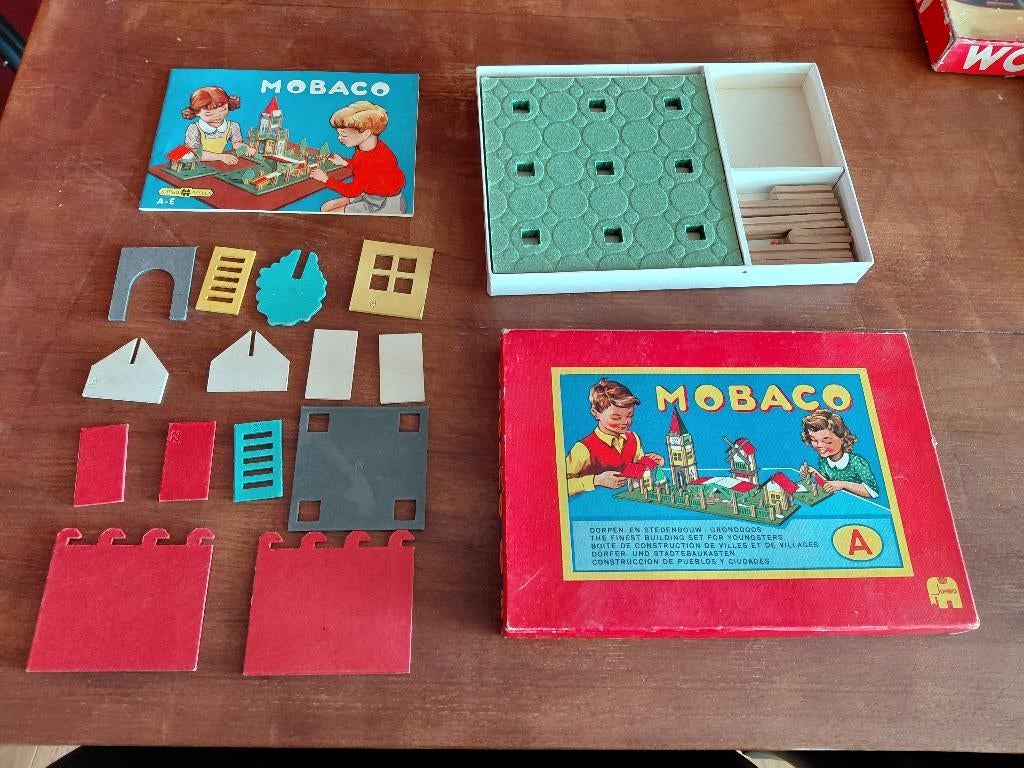 Antiek Mobaco Constructie Speelgoed, Ophalen of Verzenden