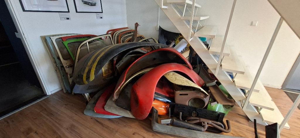 VW Kever onderdelen te koop. Motorkappen, deuren en meer, Auto-onderdelen, Carrosserie en Plaatwerk, Bumper, Volkswagen, Ophalen