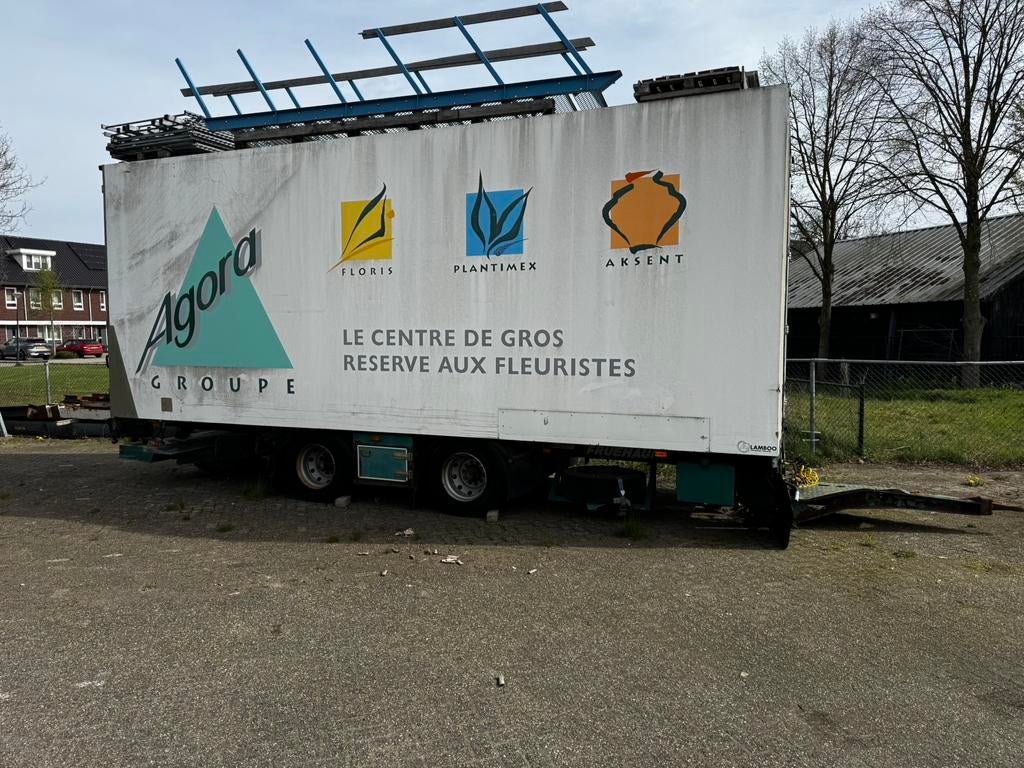 Fruehauf wipkar dubbele lucht aanhangwagen, Ophalen