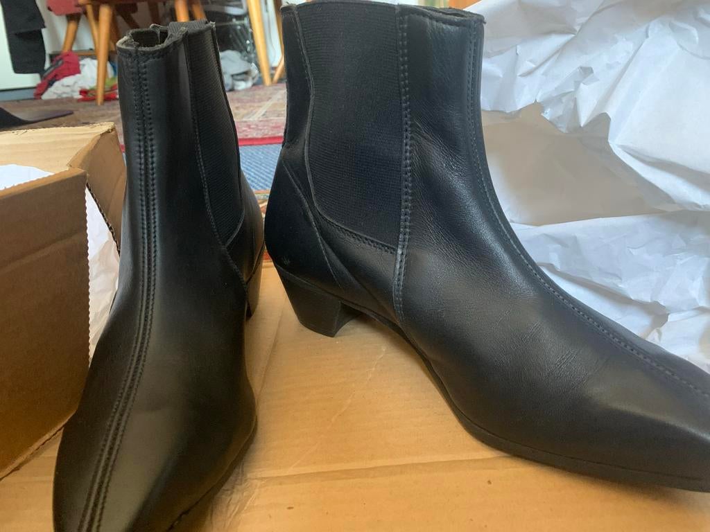 Etrona Originele Chelsea Cuban Heels Beatle Boots NOS!, Ophalen of Verzenden, Nieuw, Zwart, Lage of Enkellaarzen
