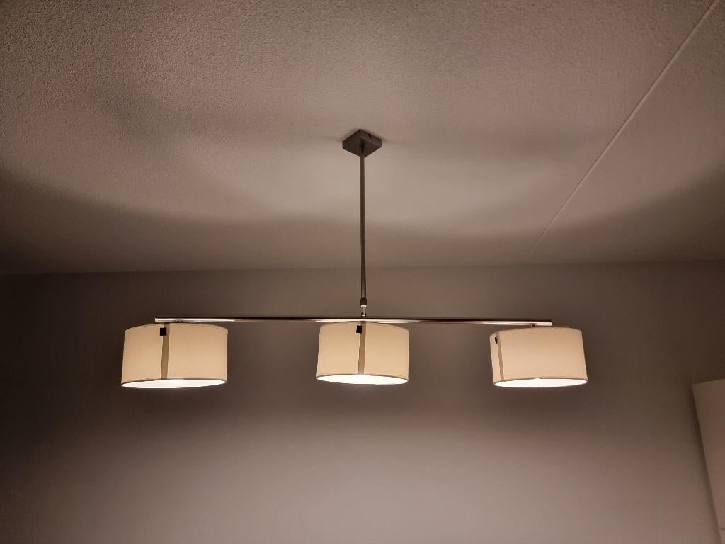 Lamp eetkamer, Ophalen, Zo goed als nieuw, Stof, Minder dan 50 cm