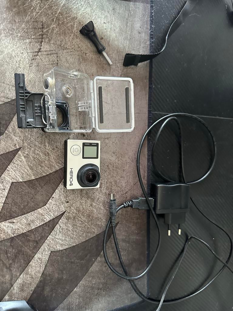 GoPro Hero 4 Silver met behuizing, Ophalen of Verzenden, Gebruikt, GoPro