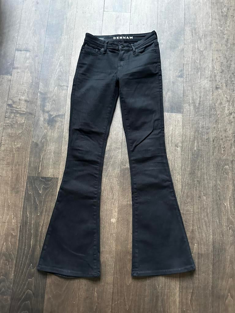 Denham spijkerbroek Farrah zwart maar W26 L30, Denham, Zwart, Ophalen of Verzenden, Zo goed als nieuw
